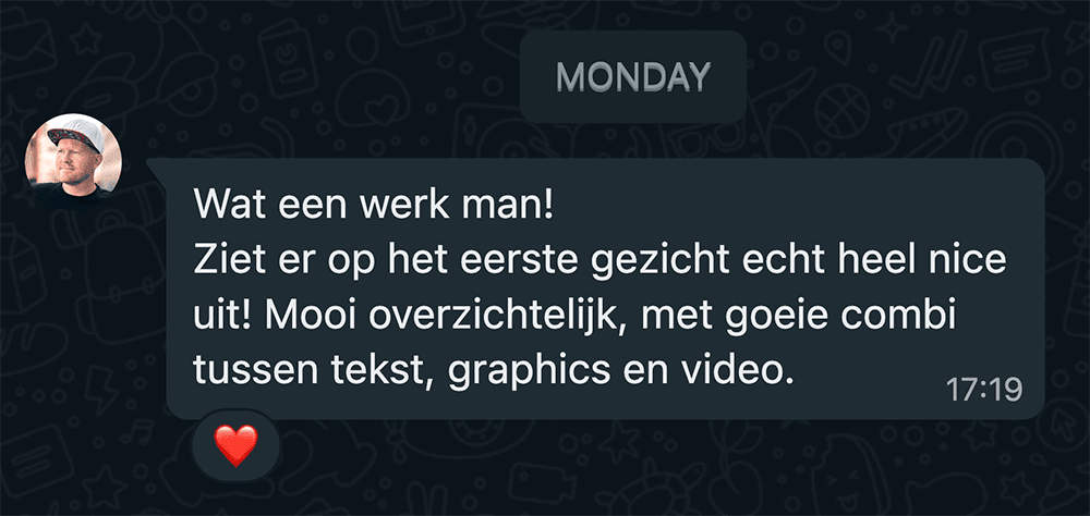 Cursist deelt review en ervaring met de online Cursus Videografie van Matthijs de Deugd