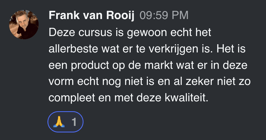 Cursist deelt review en ervaring met de online Cursus Videografie van Matthijs de Deugd